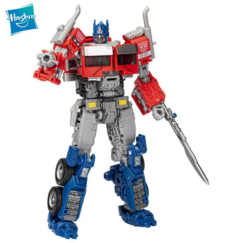 Hasbro Transformers Rise of Beasts Studio Optimus Prime Ss102 Action Figure Transformation Collection Gift Toy
