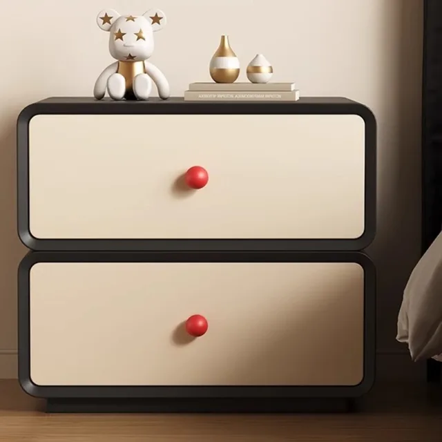 Table de chevet en bois massif pour chambre à coucher, minimaliste, moderne, petite étagère de rangement, organisateur de chevet de luxe, décoration de maison, meubles en pin massif 1
