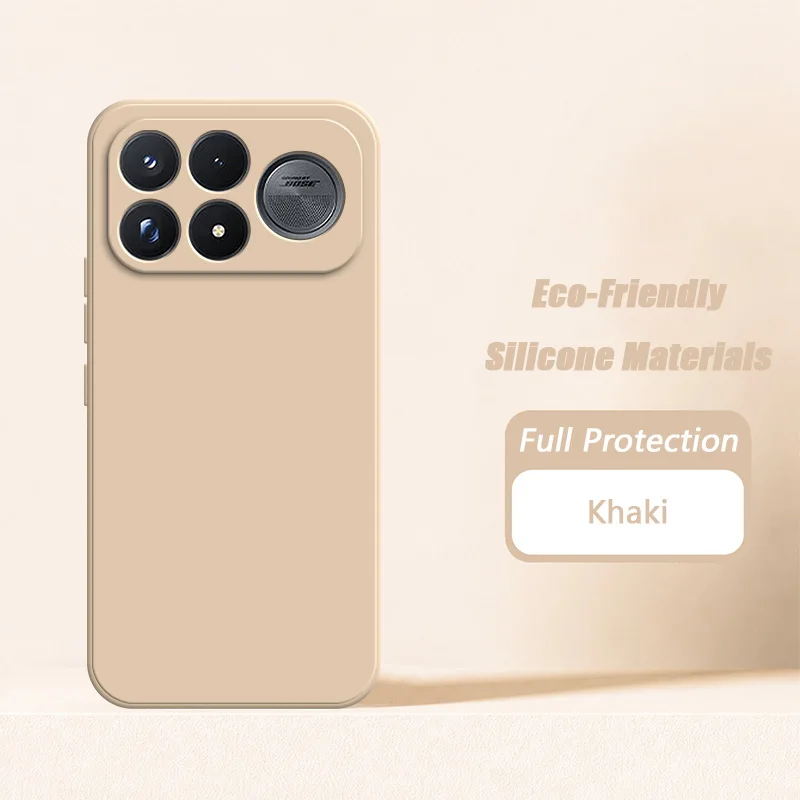 Upgraded Liquid Silicone Shockproof Phone Case with Soft Microfiber Lining