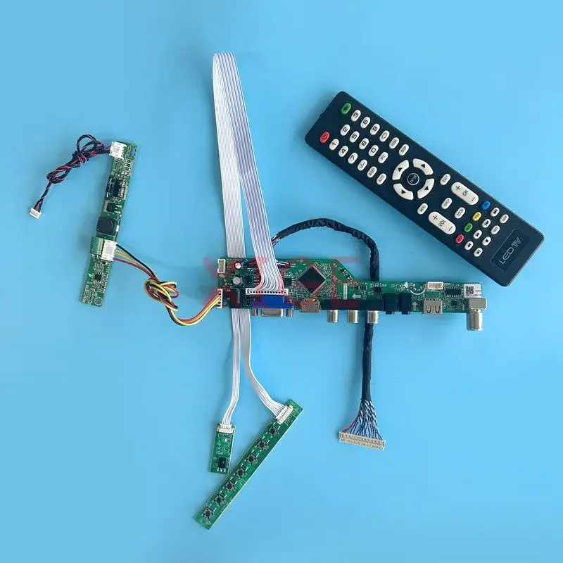 

Плата драйвера для LTM270HL01 LTM270HL02 LTM270HL03, плата драйвера 1920*1080 30-Pin LVDS USB + AV + HDMI + VGA, Комплект «сделай сам» для ТВ, аналогового сигнала, ЖК-дисплей, 27 дюймов