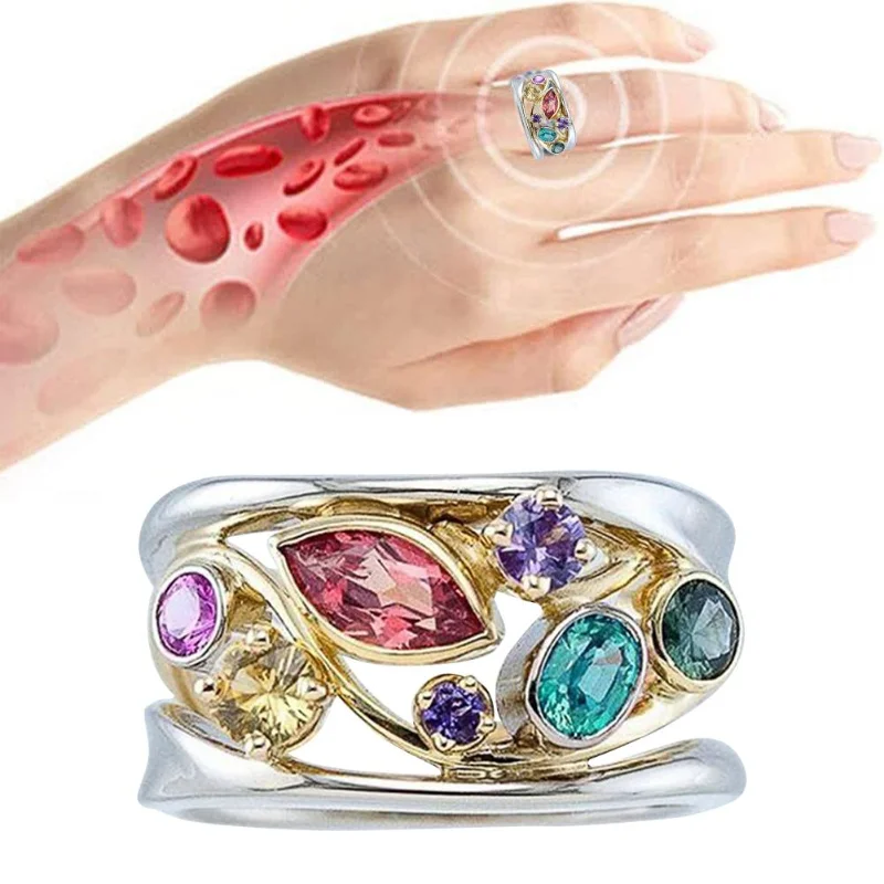 Women’s Quartz Magnetic Therapy Ring 1