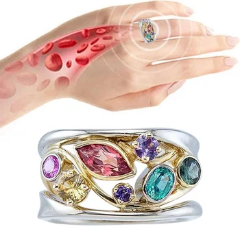 Women’s Quartz Magnetic Therapy Ring 1