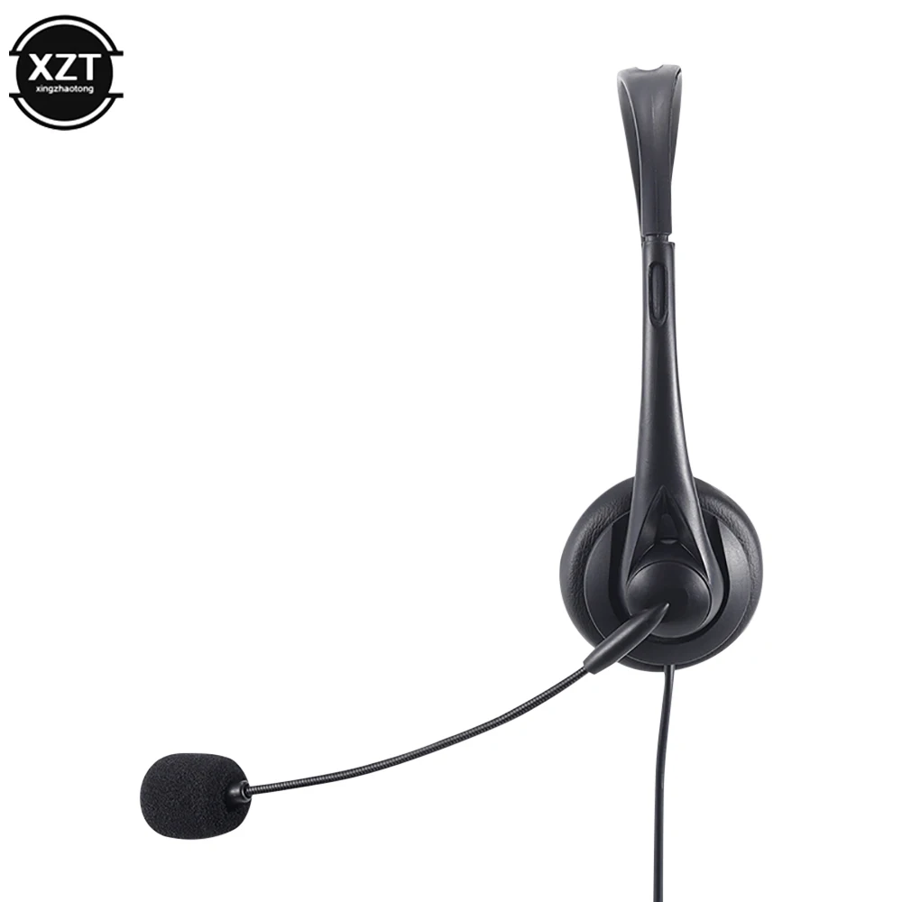 Computer Laptop Headphone with Noise Cancelling Microphone Chatting Network Teaching Video Conferencing USB Wired Headset