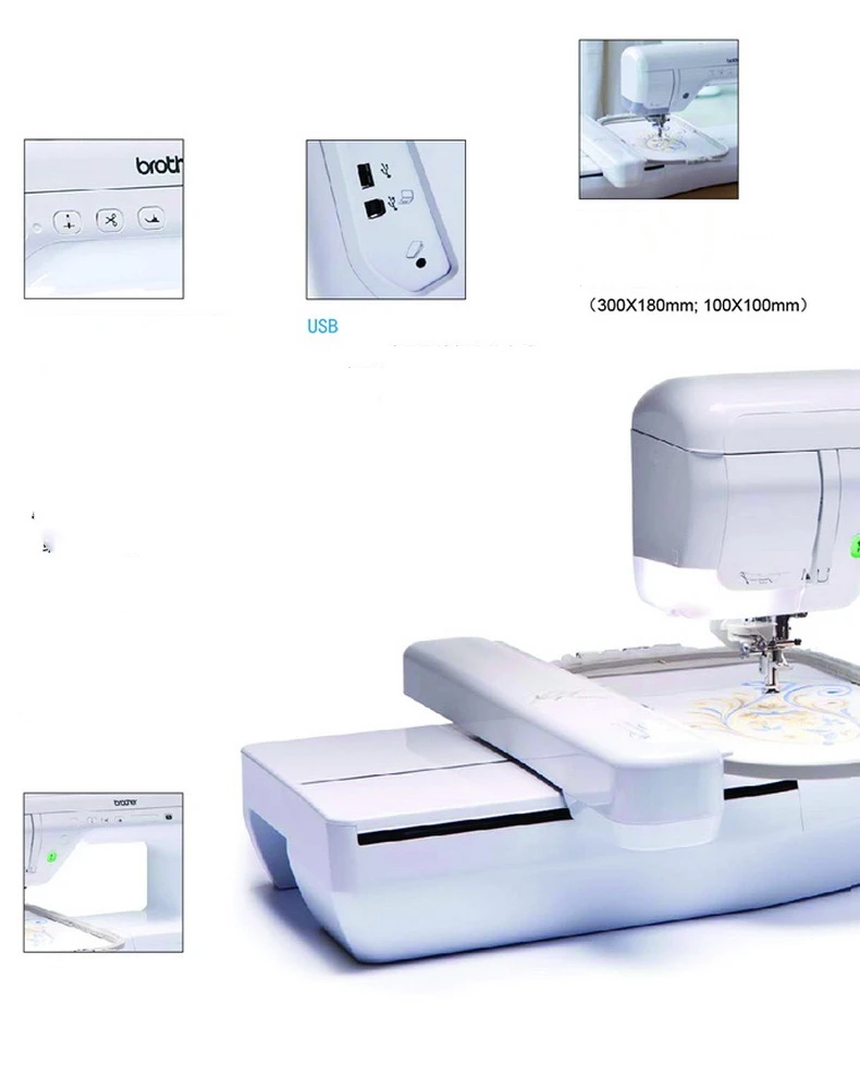 Brother Nv18e Computer Embroidery Machine Name Sticker Machine Fully  Automatic Embroidery Commercial Small Mini Embroidery Word - Sewing  Machines - AliExpress