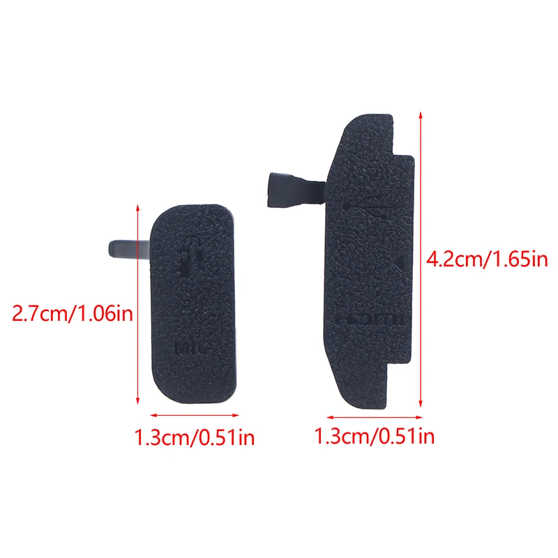 새로운 600D 700D 650D 750D 760D 800D USB 커버 마이크 고무 뚜껑 캡 케이스 카메라 부품