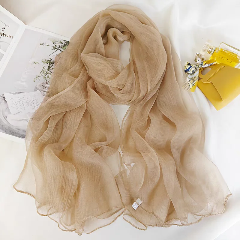 BYSIFA|New Wine Red 100% Silk Scarf Shawl Elegant Long  Scarves Shawls Spring Fall Brand Accessories Head Scarf Cape 170*100 2
