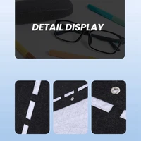 HOT-Glasses Organizer Sunglasses Organizer Storage Hanging Bag Sunglasses Eyeglasses Display Show Holder Wall Mount Eyewear Hold 2