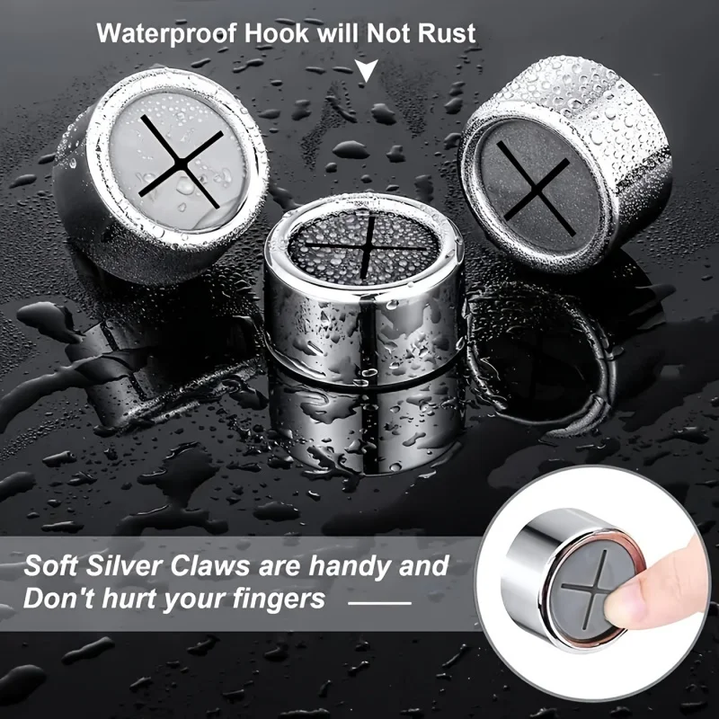 Self Adhesive Hooks Wall Mounted Plug Holder Bathroom Towel Storage Sucker Racks Kitchen Dishcloth Hanger Clip Organizer