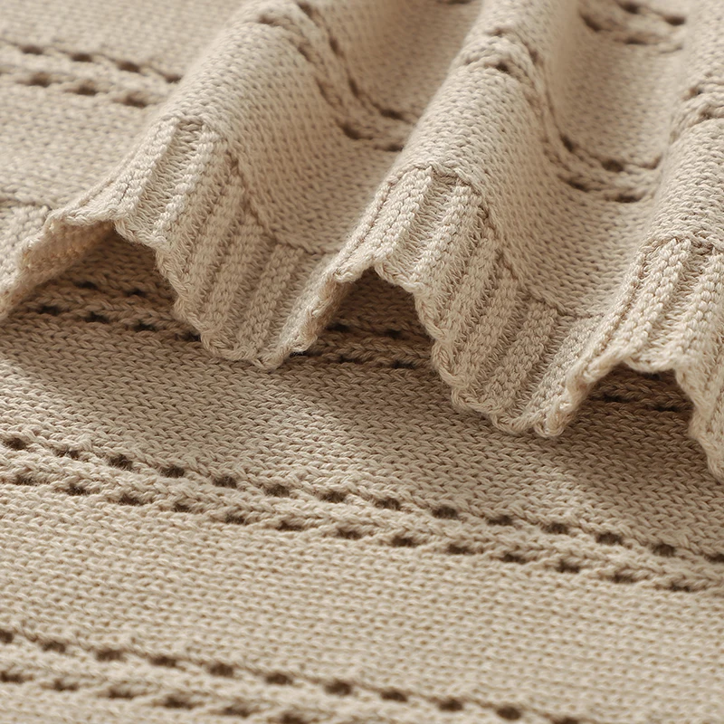 90*70cm Cotton Baby Receiving Blankets for Newborn Girls & Boys Super Soft Dual-Use Crib Nap Stroller Bedding Cradle Quilt Solid 4
