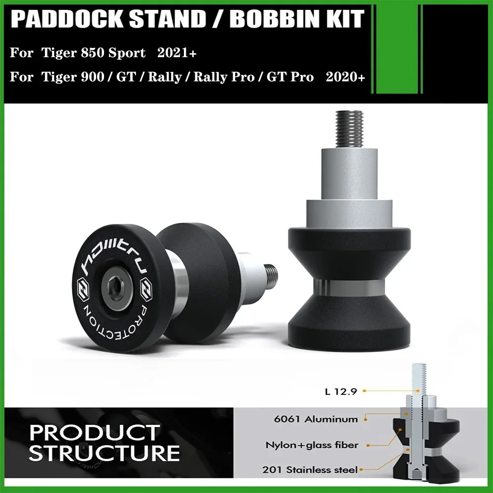 Per Triumph Tiger 850 Sport / Tiger 900 Gt Rally Pro 2020 + Bobine Stand Paddock