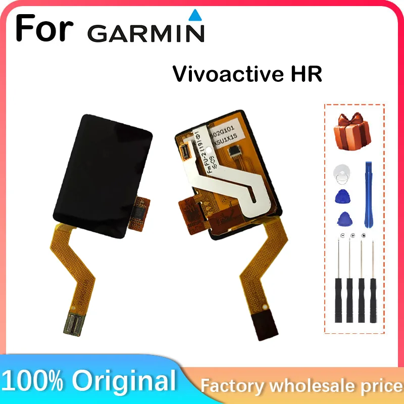 Für garmin vivo active hr gps lcd smart watch lcd display touchscreen reparatur ersatzteile bildschirm baugruppe