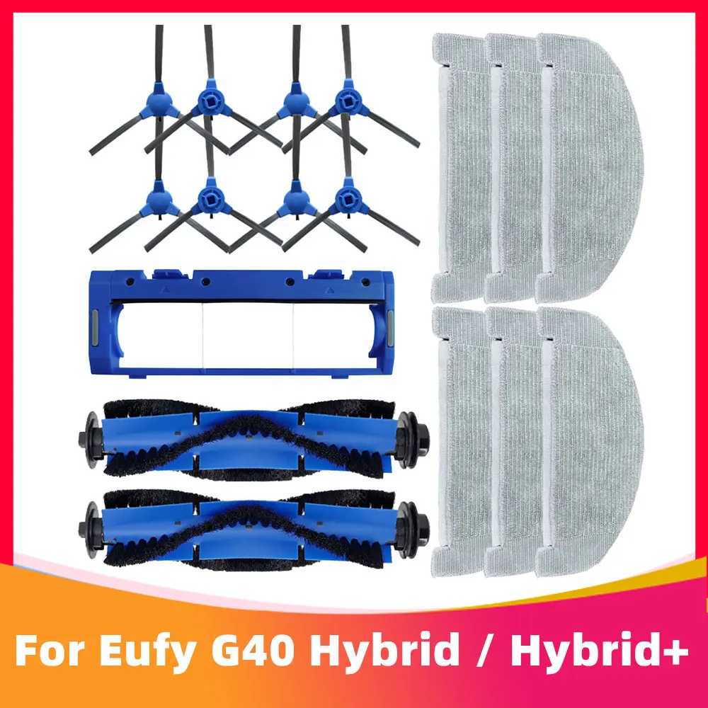 

For Eufy G40 Hybrid / Hybrid+ Main Roller Brush Side Brush Mop Cloths Brush Cover Spare Parts Accessories Replacement