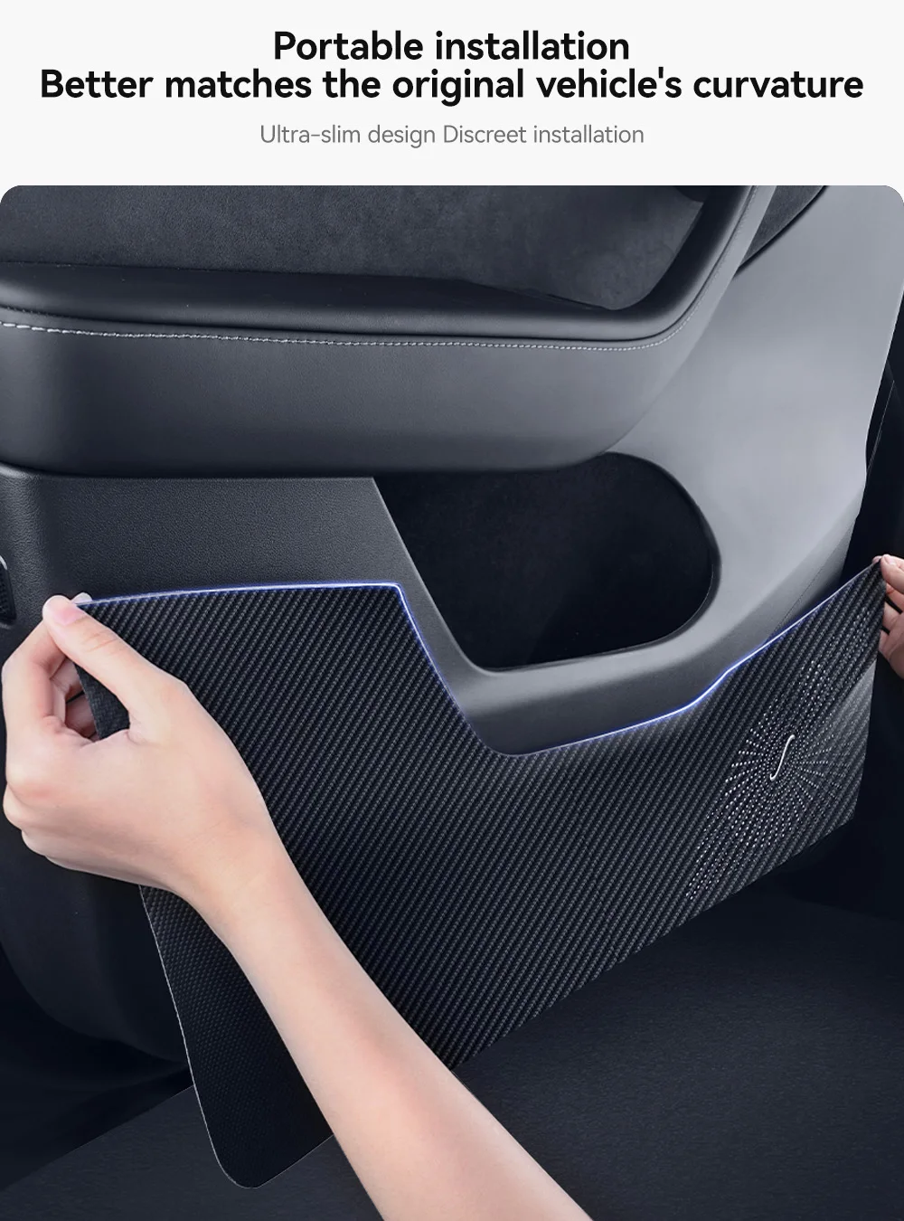 Car Door Anti-Kick Pad For Tesla Model 3 Y Juniper Highland Sticker Trim Kit Sid