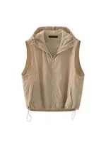 Women's Hooded Svel Breathable Windbreaker Vest Summer New Sun Protection Casual Top Open Cardigan Faionable All-Match