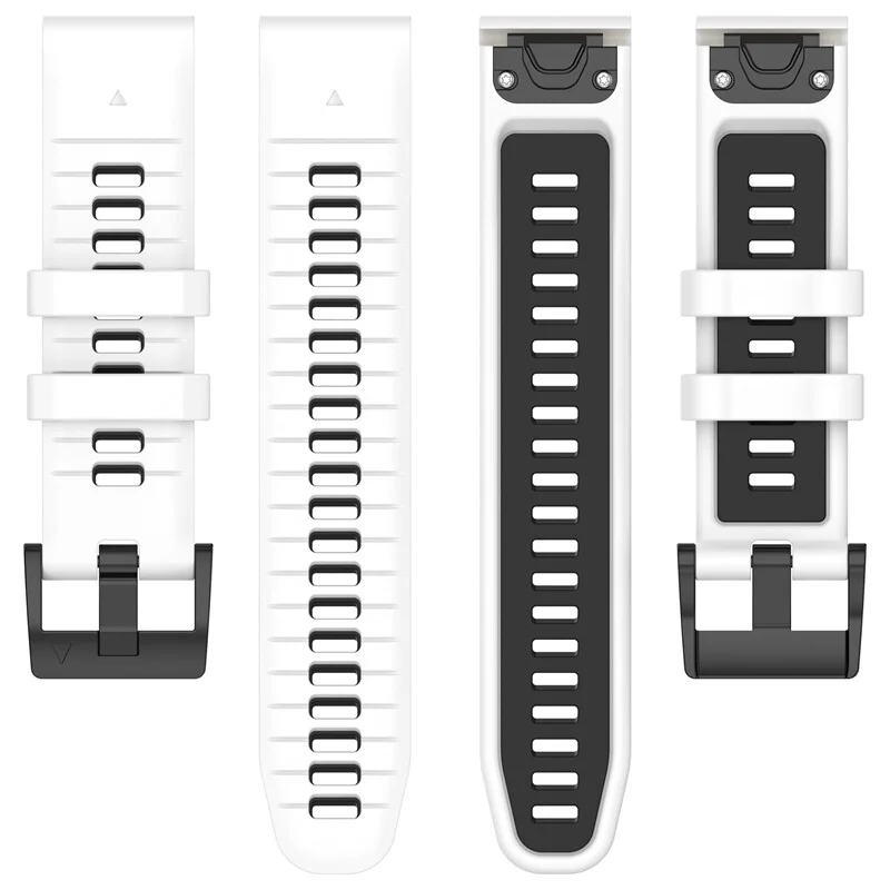 Premium Silicone Sport Watch Band - Quick Fit 22mm/26mm Strap in Sleek Design