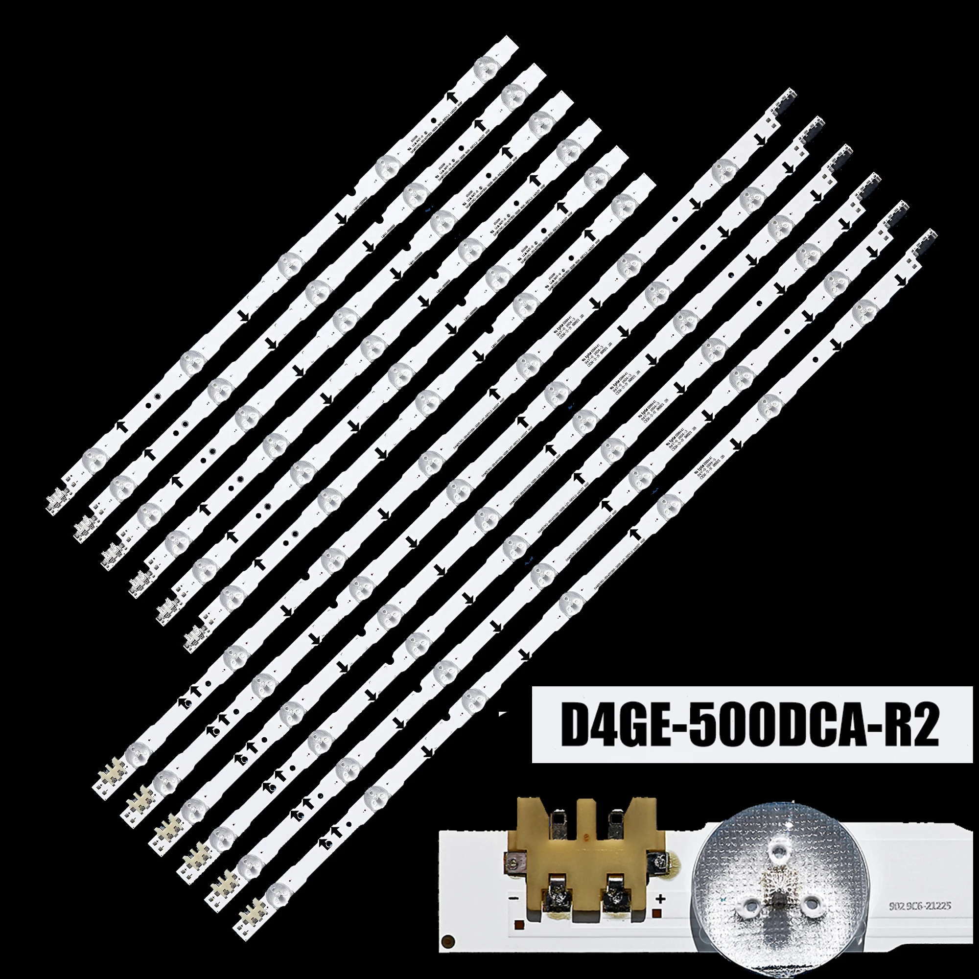 UE50H5000AK UN50H6300 UN50H6350 UE50J6250 UN50J5350 UE50H6670SB D4GE-500DCA-R2 D4GE-500DCB-R2용 LED 백라이트 스트립