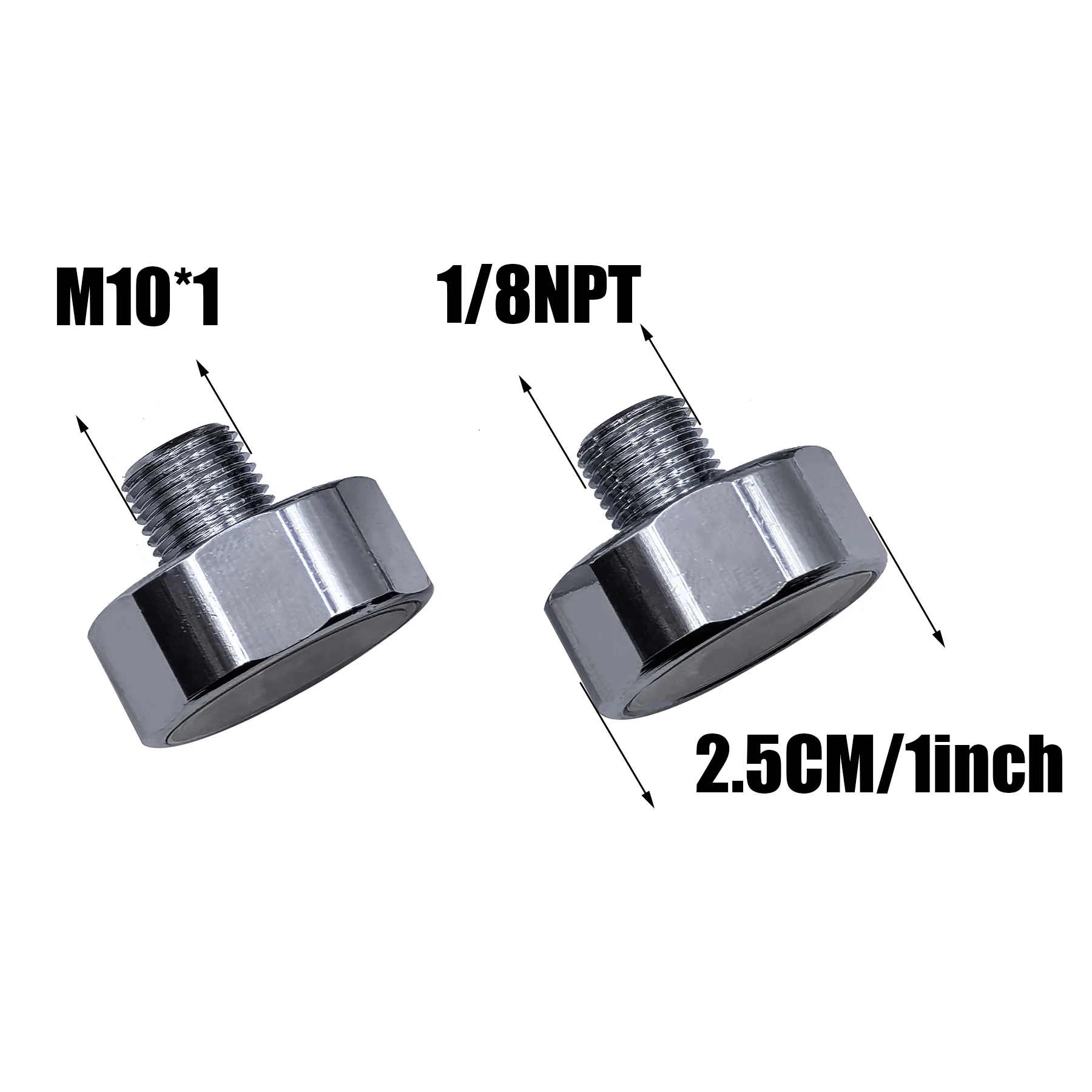 Mini Gauge Manometer 1inch 25mm Hand Pump HPA 300psi 1500psi 3000psi 5000psi 6000psi 1/8NPT M10*1 hand pump