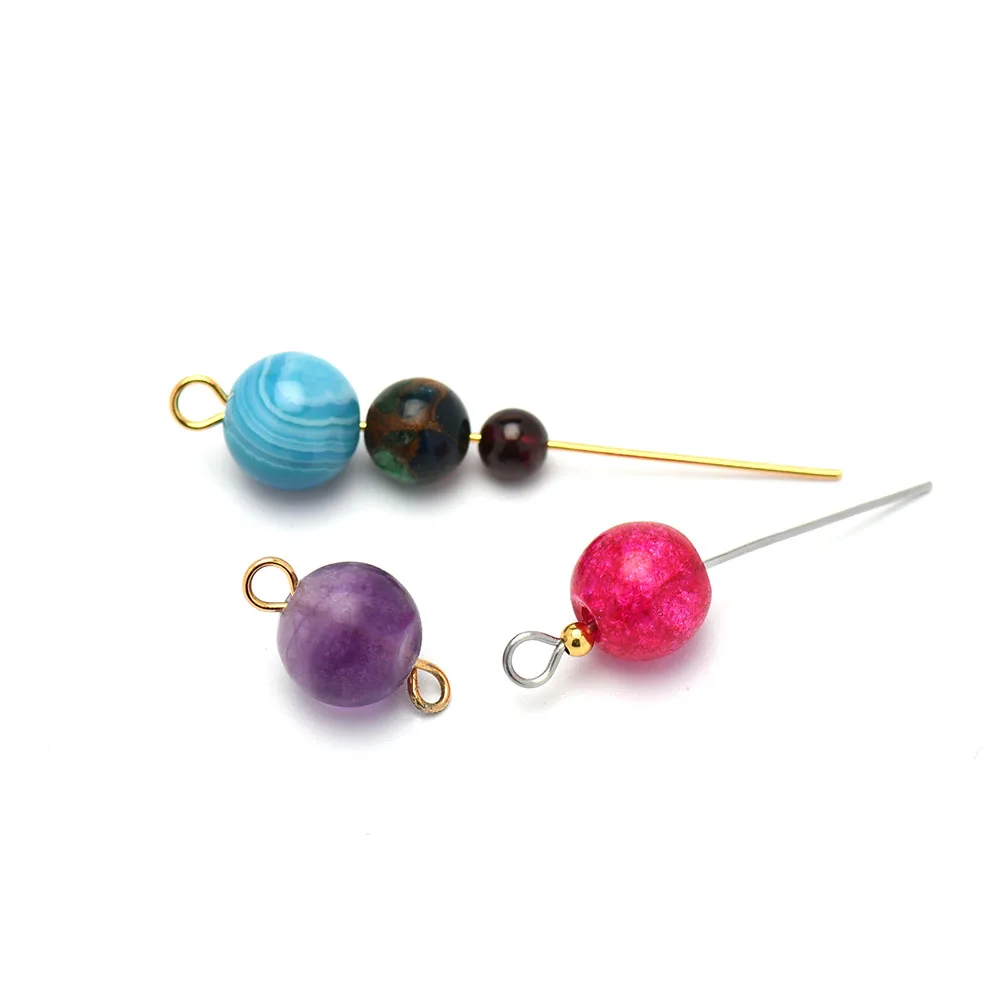 10/50/100 stücke Schmuck Pins offenes Auge für Schmuck machen DIY Handwerk Halsketten Armbänder Ohrringe – Detail 8