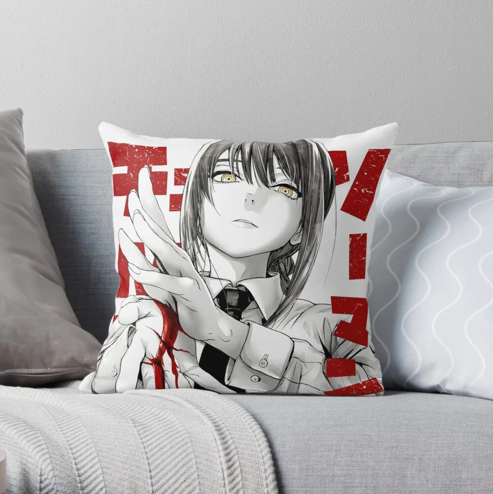 

Chainsaw man MakimaThrow Pillow Cushions For Decorative Sofa