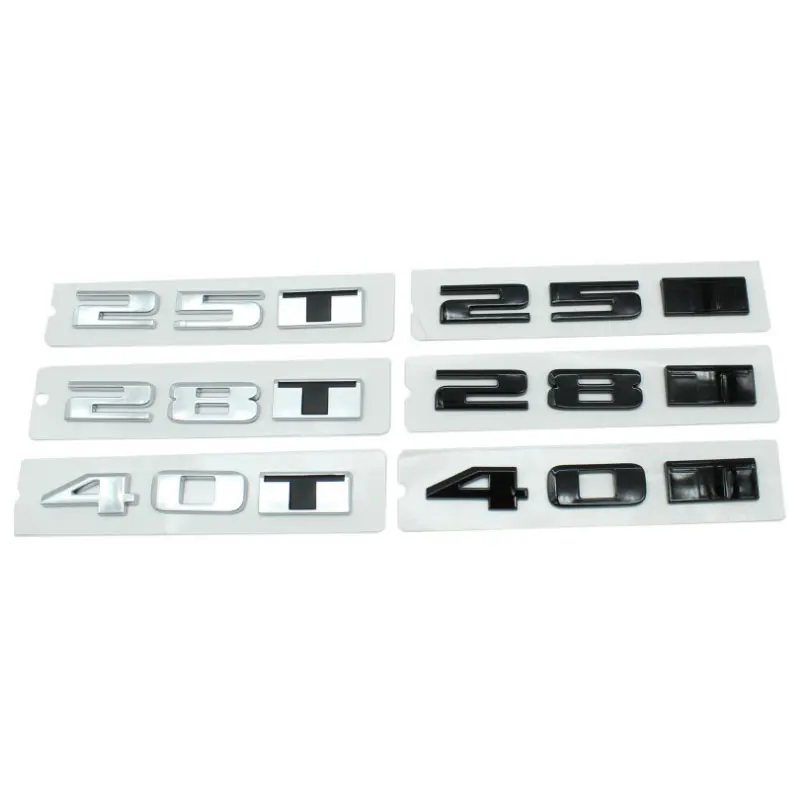 

25T 28T 40T car stickers for Cadillac XTS CT4 5 6 ATSL full series rear end label refit decal decoration label car accessories