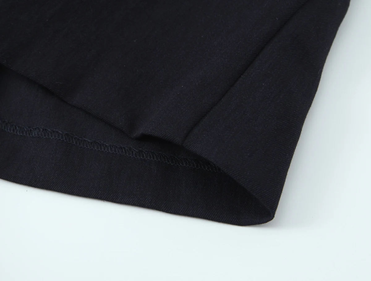 BSAY Damen-Herbstjacke, neu, 2025, Rundhalsausschnitt, langärmelig, goldfarben, einreihig, Knopf, kurze Anzugjacke oder lässige Shorts mit Gürtel – Detail 24