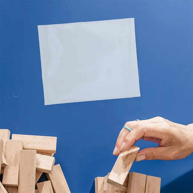 Plastic Mahjong Card Cover Protective Sleeve Transparent Standard Fit Game Supplies Foldable Holder Domino 1