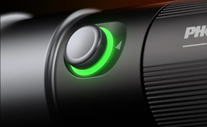 10W Flashlight Four Color Projection Light Built-in 8400mAh Rechargeable Battery