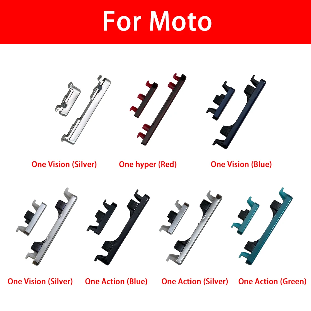 Per Moto One Action Vision Fusion Plus Power Hyper Button On Off Volume Up Down Side Button Key