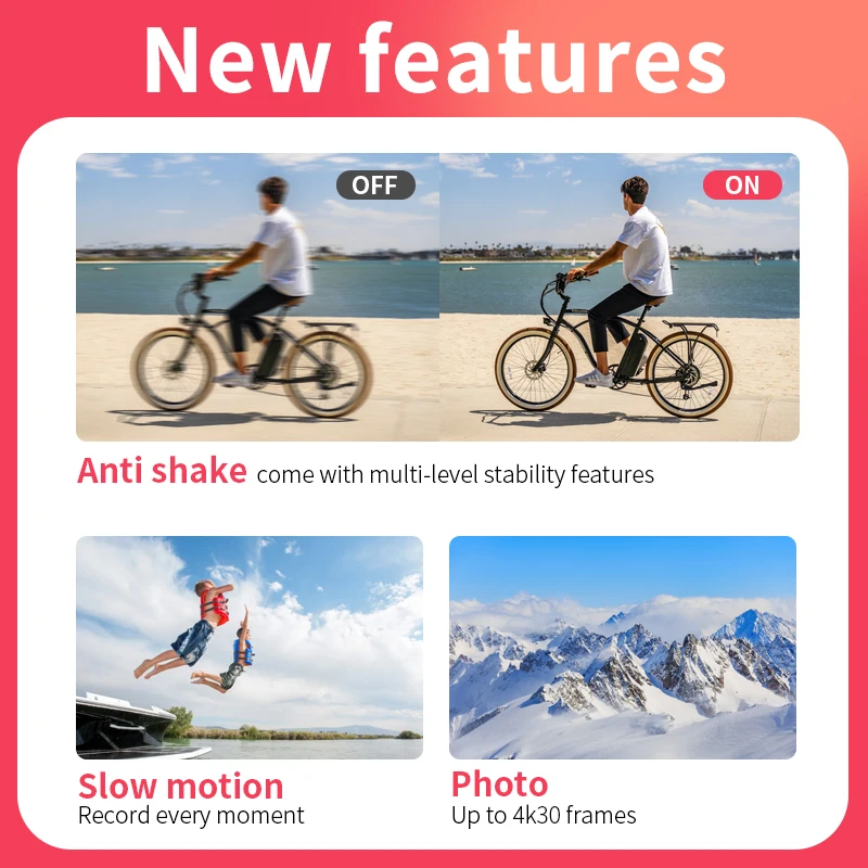   7 ǹ  ī޶, 鸲 , Ŭ Ű ͽƮ ,   ׼ ī޶, 4k30 , 12MP HD