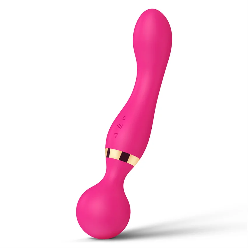 Võimas kahepealine vibraator AV Magic Wand Massager Masturbator naistele Dildo G-punkti orgasmi kliitori stimulaator täiskasvanutele_voghion.com