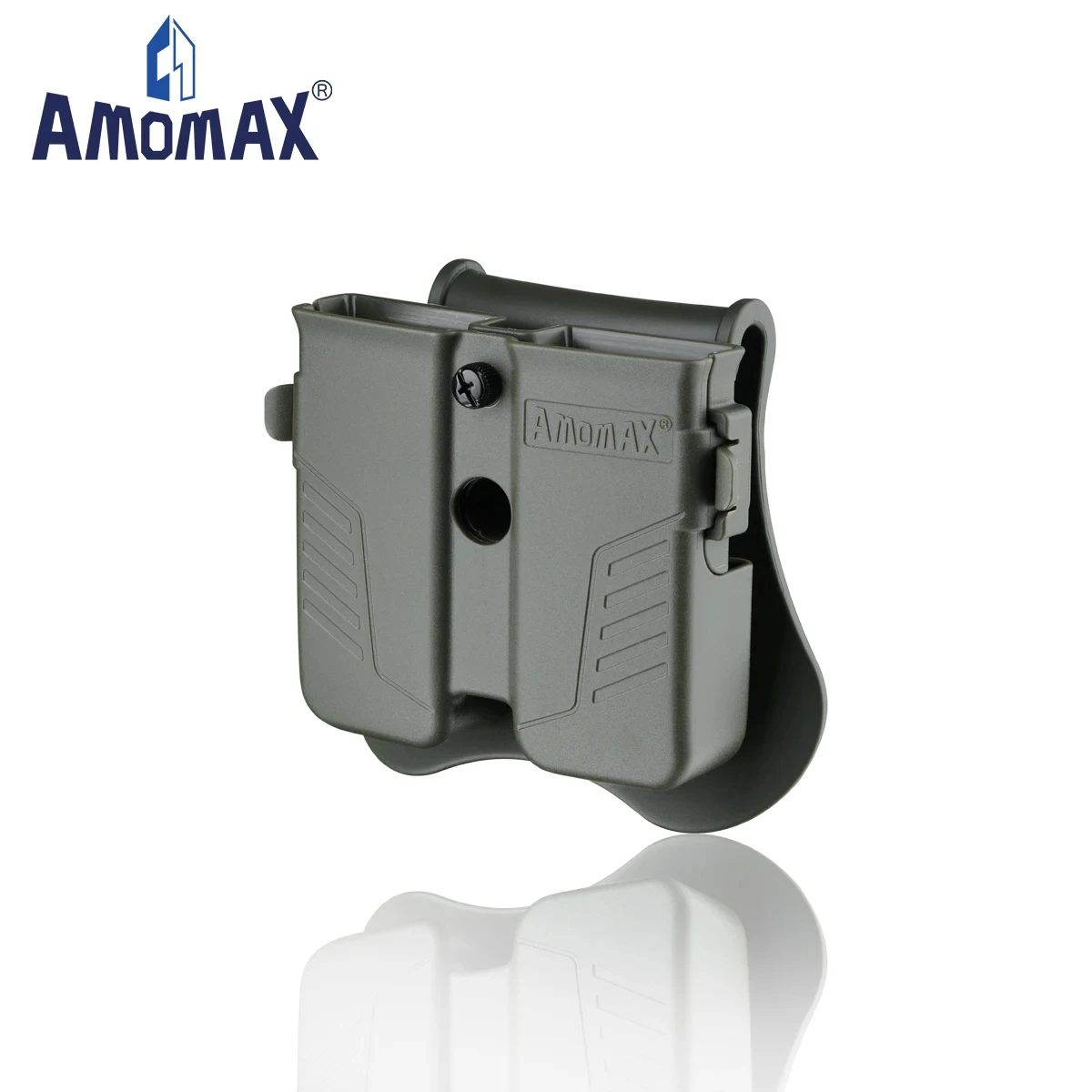 OWB Universal Double Mag Pouch 9MM for .40 .45 Caliber Magazine Stack ...