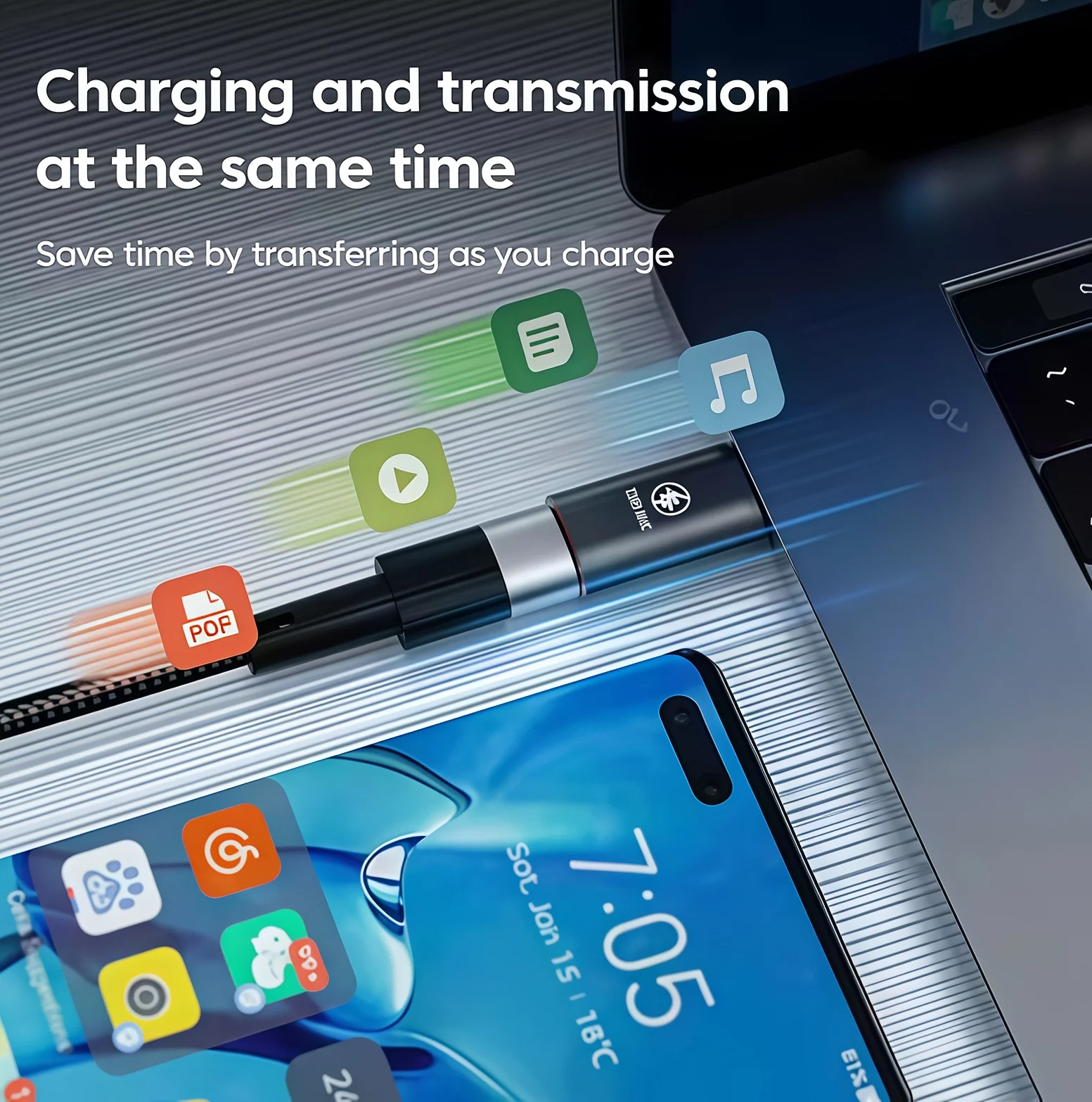 Fast Charging USB-C to Lightning Adapter - 20W PD Charger Converter