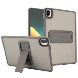 Shockproof Protective Tablet Case with Stand - Durable PC+TPU Shell for Xiaomi Pad 5 5Pro (Gray)
