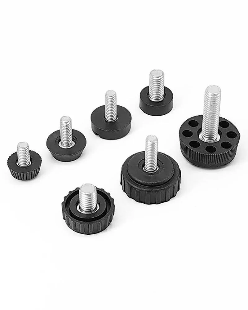 M6 M8 Rubber Shock Absorber Furniture Non-Slip Foot Pad Adjustable Rubber Belt Screw Foot Pad Machine