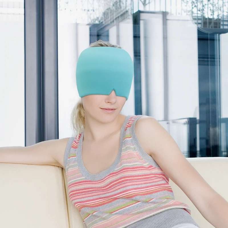 Headache/migraine Relief Hat Multipurpose Strechable Cold Compress Hood