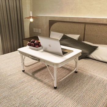 Folding Picnic Table Outdoor,Folding computer table,2x1.5x1/2Ft, for Homework Compact Handy Camping Table Garden Party BBQ 2