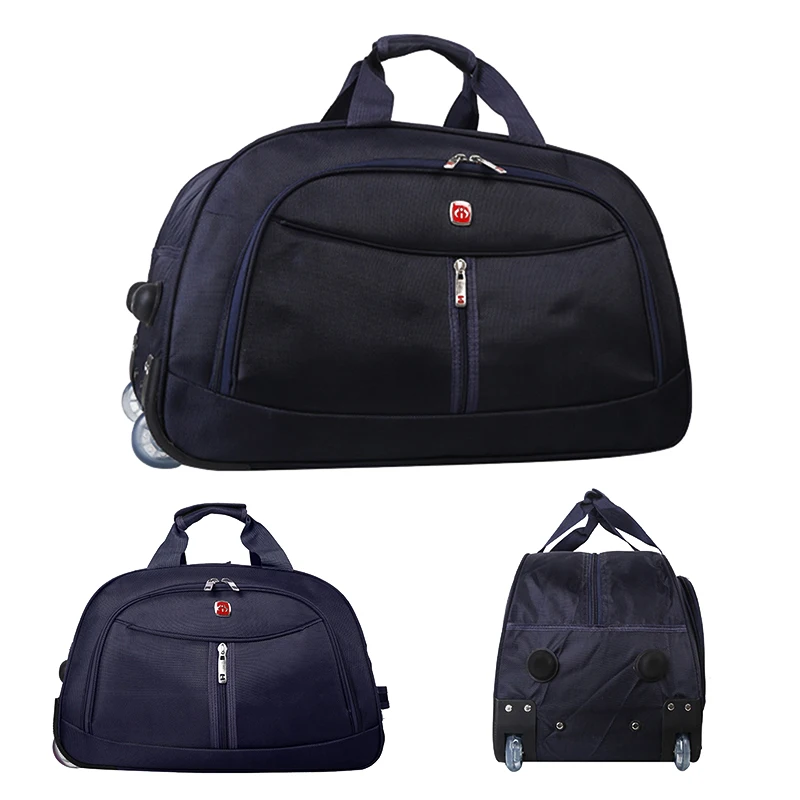 Rolling Luggage Trolley Trolley Travel Bag Rolling Suitcase Men Women Casual Thickening Large Capacity With Wheels Carry On