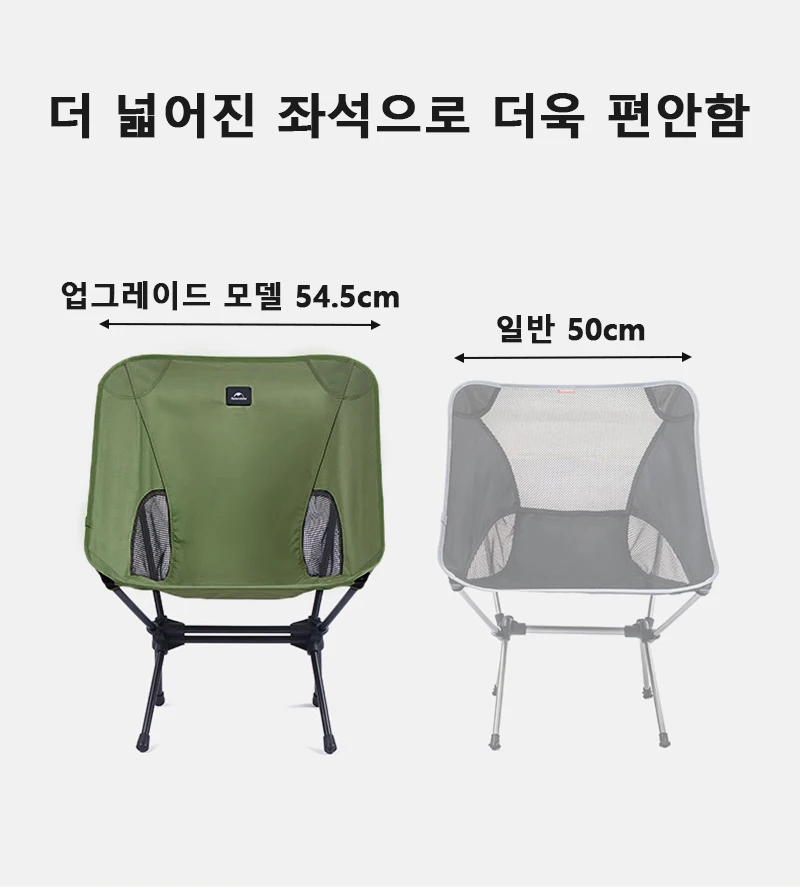 Description Picture 6 of itemNaturehike Camping Chair Yl08 Moon Chair Outdoor Folding Chair Camping Chair Picnic Portable Recliner Ultra-light Fishing Stool