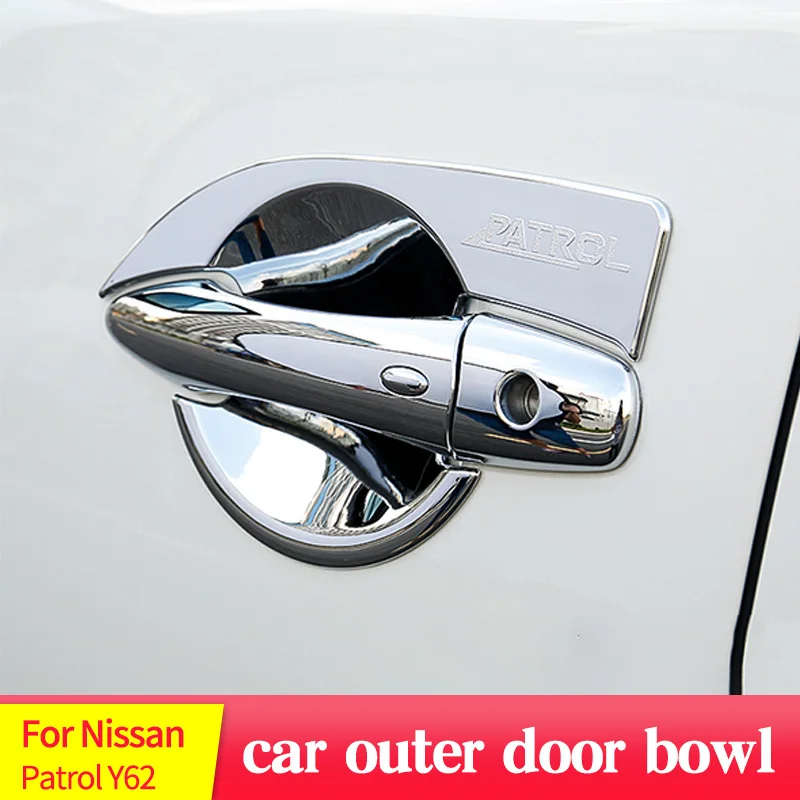 Chrome Exterior Door Handles For Nissan Patrol Y62 Armada 2012 2020