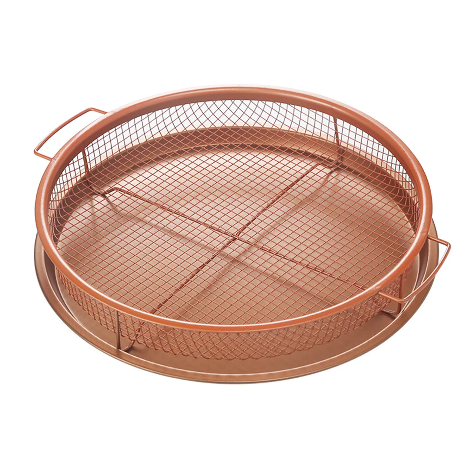 Crisping Basket, Air Fry Crisper Basket, Non-stick Round Crisper