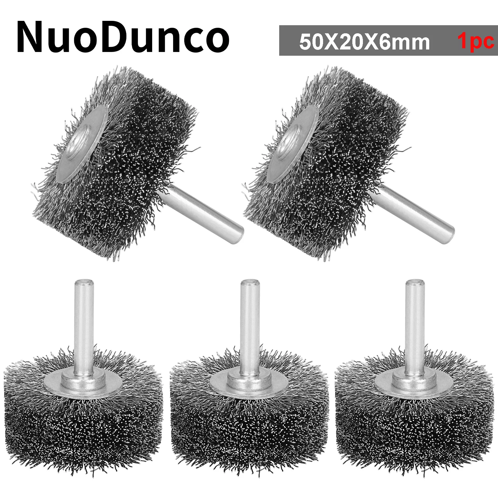 2" Wire Brush Wheel High Hardness 50mm Stainless Steel Polishing Rotary Tool Rust Removal Edge Grinding Deburring wire brush