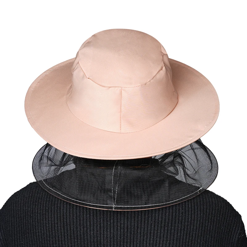 1pc Beekeeping Protector Cap Anti bee Hat Mosquito Bee Insect Net Veil Head Face Protector Beekeeper Equipment
