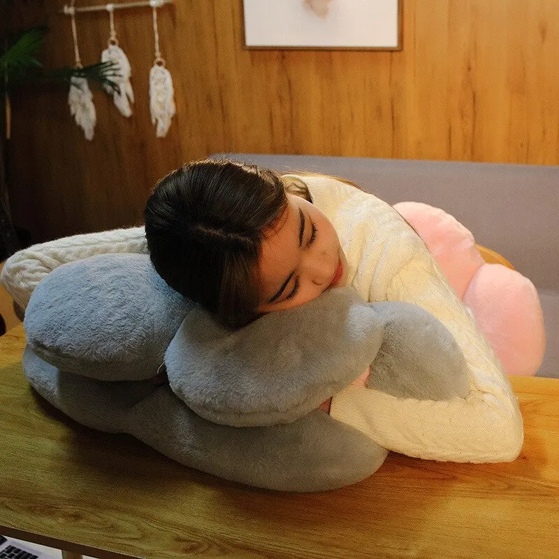 Cat Paw Back Soft Pillows Plush Chair Cushion Sofa Indoor Floor Home Chair Decor Animal Plush Throw Pillow Back Rest