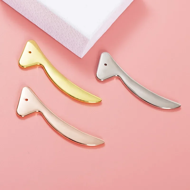 

Zinc Alloy Gua Sha Metal Eye Cream Scoop Portable Skin Care Cream Pick Simple Practical Beauty Appliance