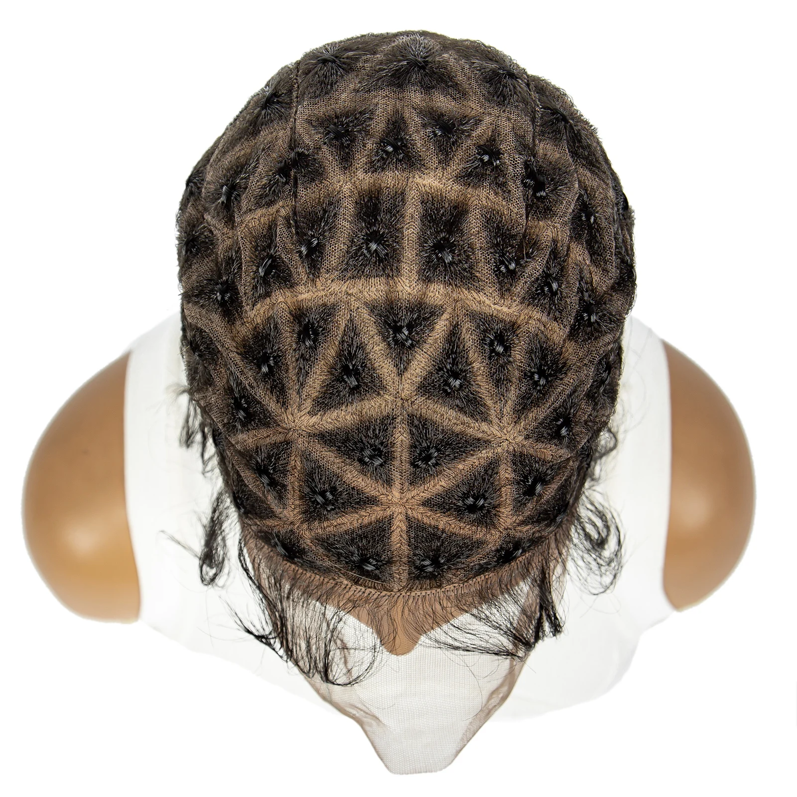 Full Double Lace Braided Wig Cap 1Pc DIY Wig Cap for Crochet Hair Extensions Crochet with Baby Hair Braided