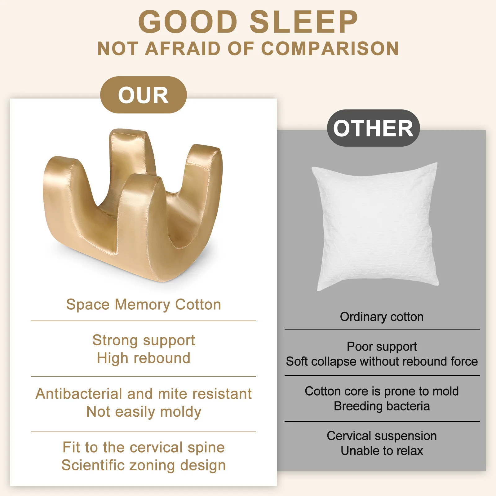 Soft Face Pillow Anti wrinkles-aging Beauty Pillow Relieves Neck Fatigue Reduces Facial Squeeze Back Sleep Pillow Satin Case 6