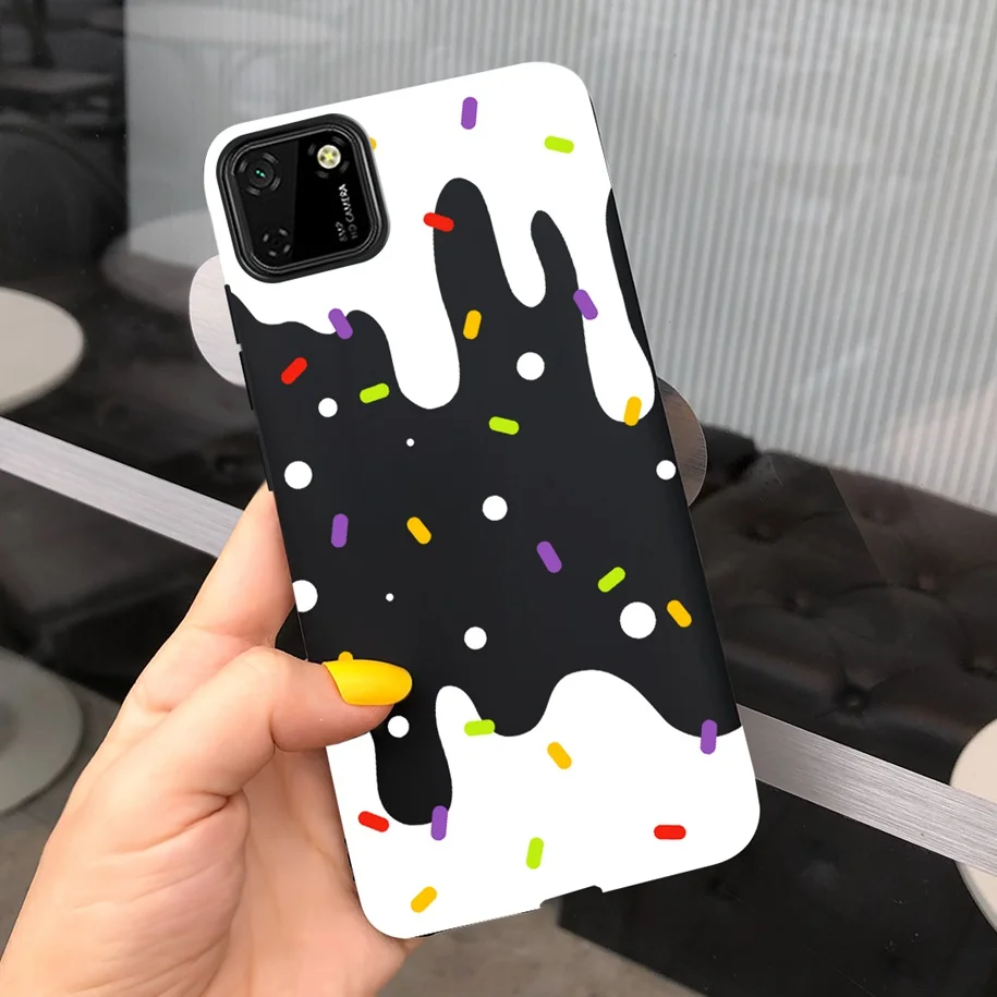 Moon Leopard Cartoon Soft Phone Case - Stylish Bumper Cover