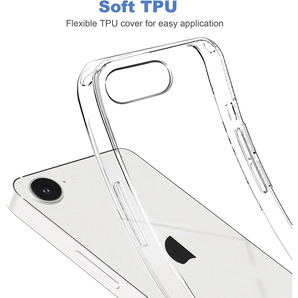 Crystal Clear Ultra-Thin Transparent TPU Phone Case