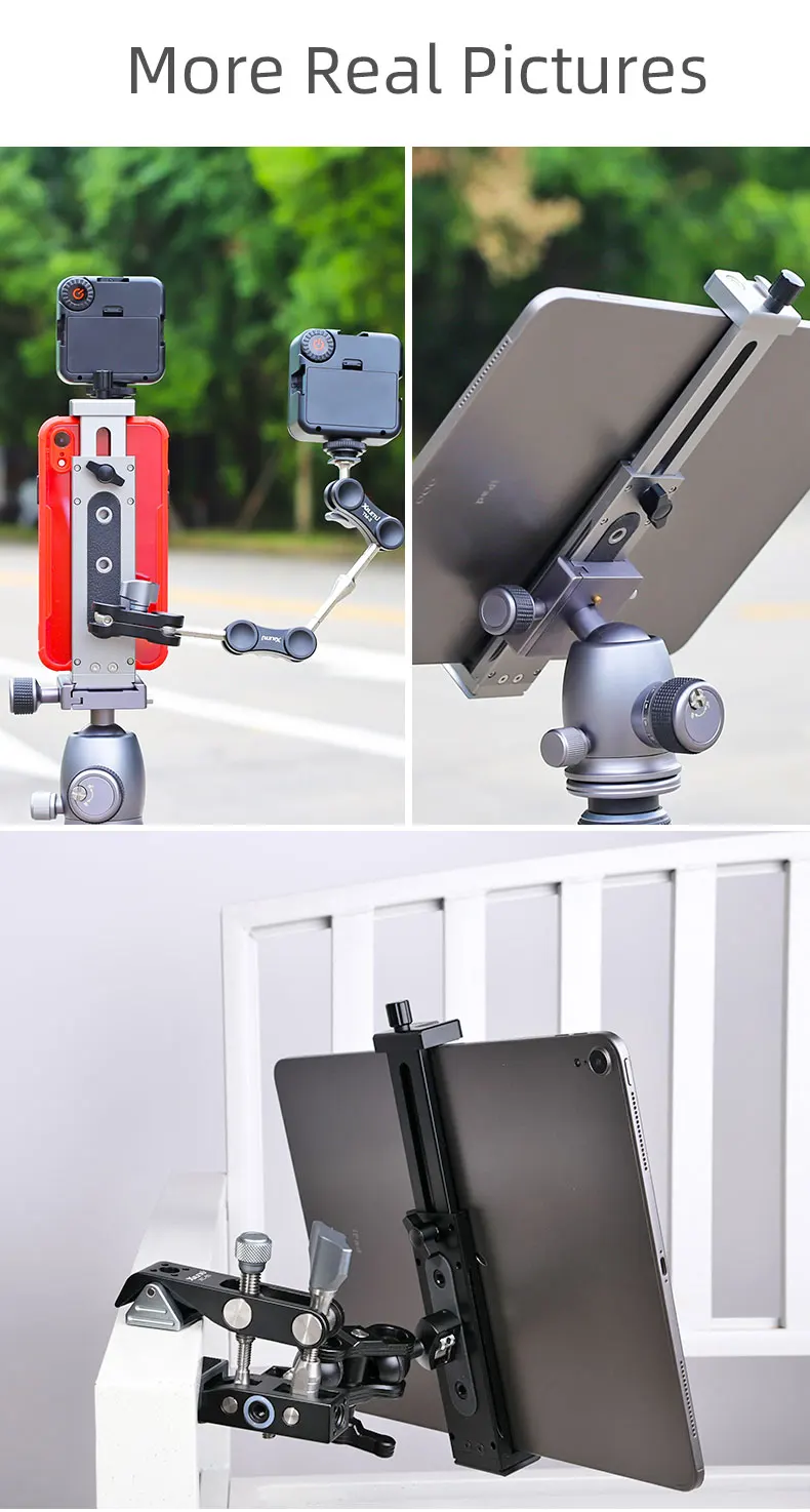 telefone, suporte ajustável para iPhone, Tablet, Laptop, iPad Pro 12.9, Clip