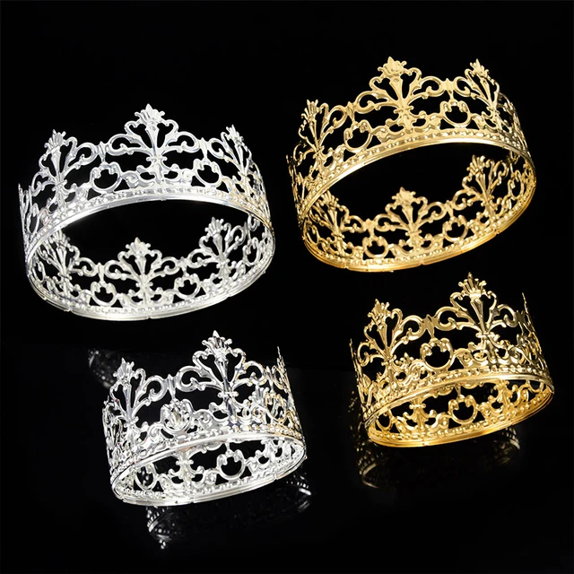 Wholesale Gold Mini Round Crown Kid Bridal Princess Metal Crown Cake Topper  Decoration - China Hair Accessory and Fashion Accessory price